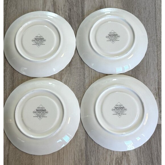Mikasa Silk Blossoms Set Of 4 Side Plates Floral Dishwasher & Microwave Safe 6” - Picture 4 of 4